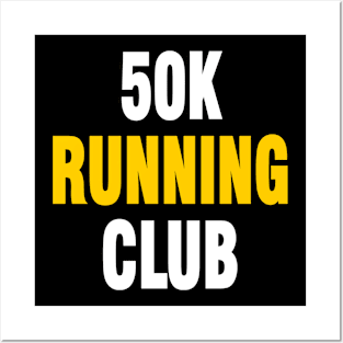 50k running Posters and Art